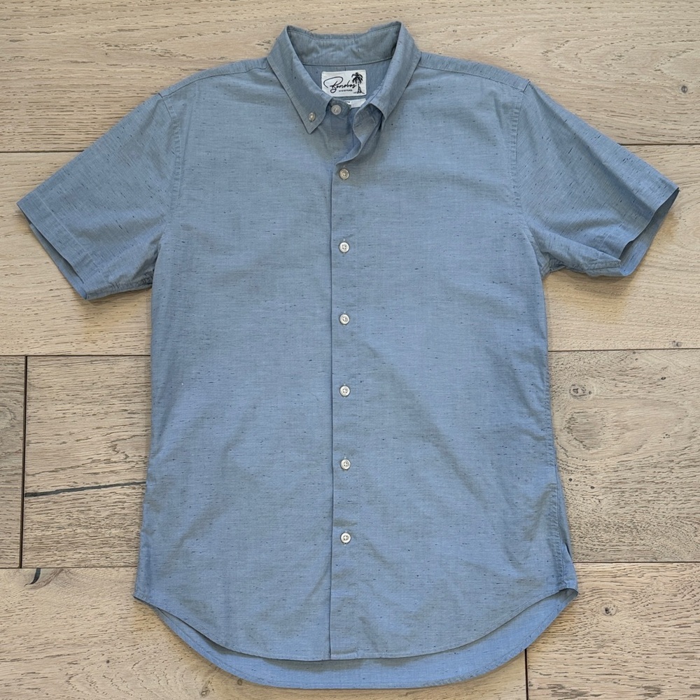 Bonobos Slim Fit Button Down Collar Shirt in Light Blue Size Small